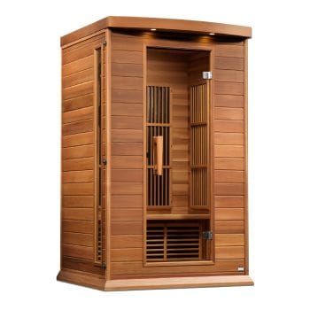 Alternative view of Golden Designs Maxxus 2-Person Near Zero EMF (Under 2MG) FAR Infrared Sauna (Canadian Red Cedar)