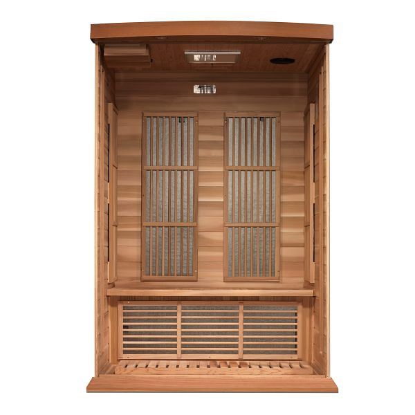 Golden Designs Maxxus 2-Person Near Zero EMF (Under 2MG) FAR Infrared Sauna (Canadian Red Cedar) - Image 5