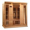 Golden Designs Maxxus 4-Person FAR Infrared Sauna - Low EMF