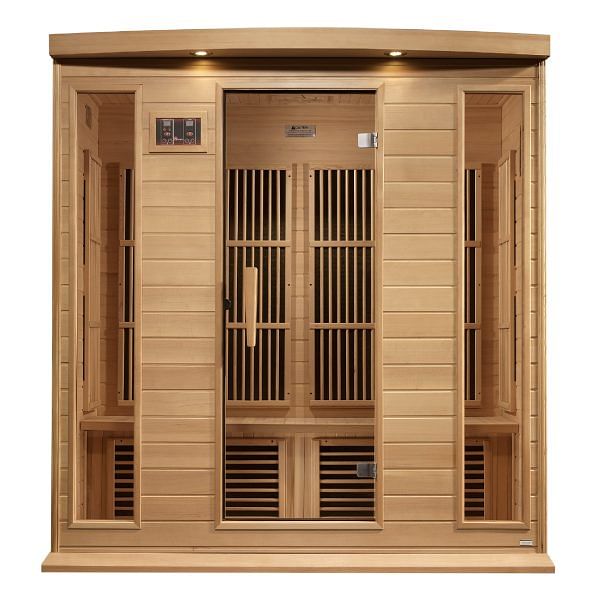 Golden Designs Maxxus 4-Person Near Zero EMF FAR Infrared Sauna - Image 3