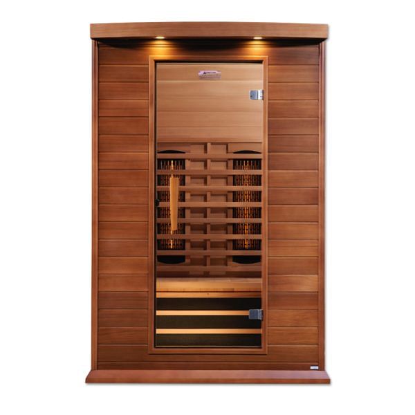 Maxxus 2-Person Full Spectrum Near Zero EMF (Under 2MG) FAR Infrared Sauna (Canadian Red Cedar) - Image 2