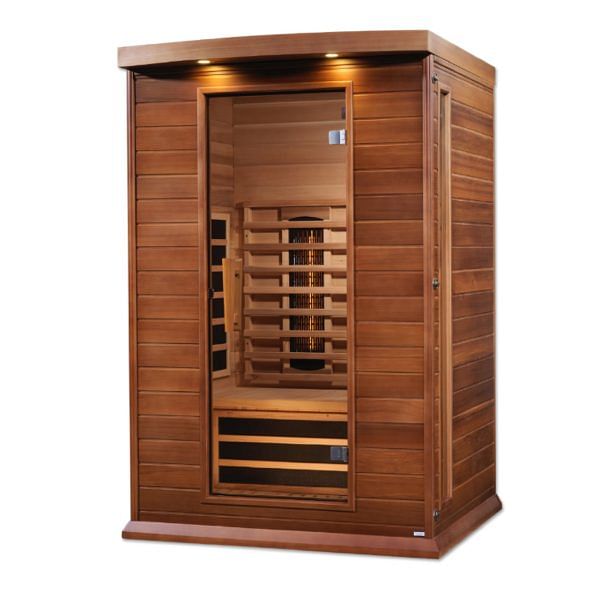 Maxxus 2-Person Full Spectrum Near Zero EMF (Under 2MG) FAR Infrared Sauna (Canadian Red Cedar) - Image 3