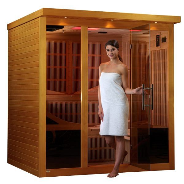 Golden Designs Dynamic "Monaco" 6-person Ultra Low EMF FAR Infrared Sauna - Image 4