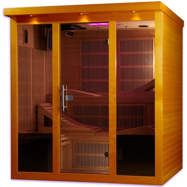 Golden Designs Dynamic "Monaco" 6-person Ultra Low EMF FAR Infrared Sauna