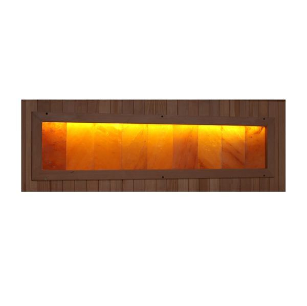 Golden Designs 6-Person Full Spectrum Near Zero EMF FAR Infrared Sauna with Himalayan Salt Bar - Image 8