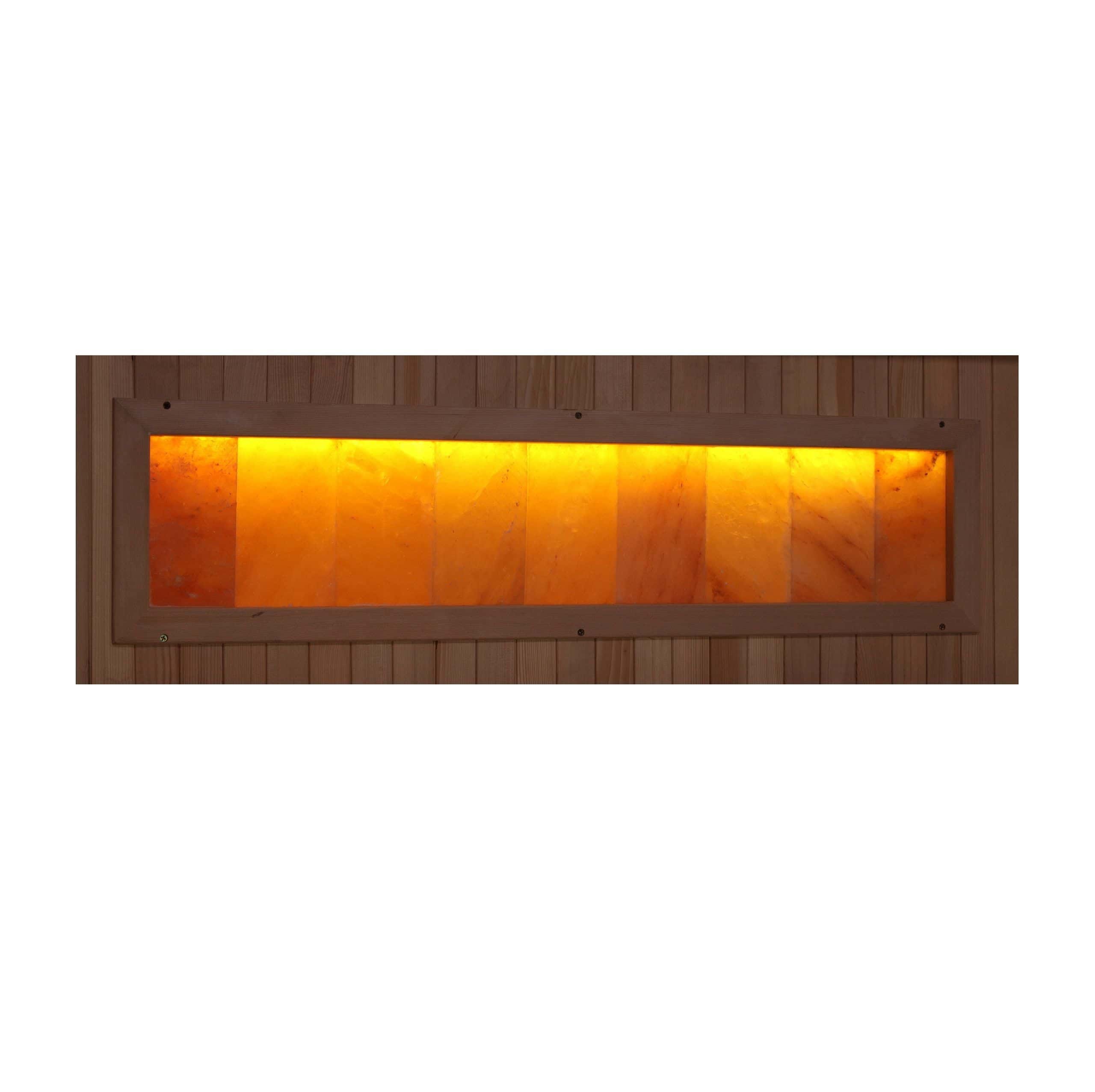 Golden Designs 6-Person Full Spectrum Near Zero EMF FAR Infrared Sauna with Himalayan Salt Bar - Image 8