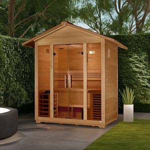 Golden Designs Vorarlberg 5 Person Traditional Outdoor Sauna