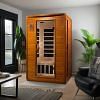 Golden Designs Dynamic "Versailles" 2-Person Low EMF FAR Infrared Sauna