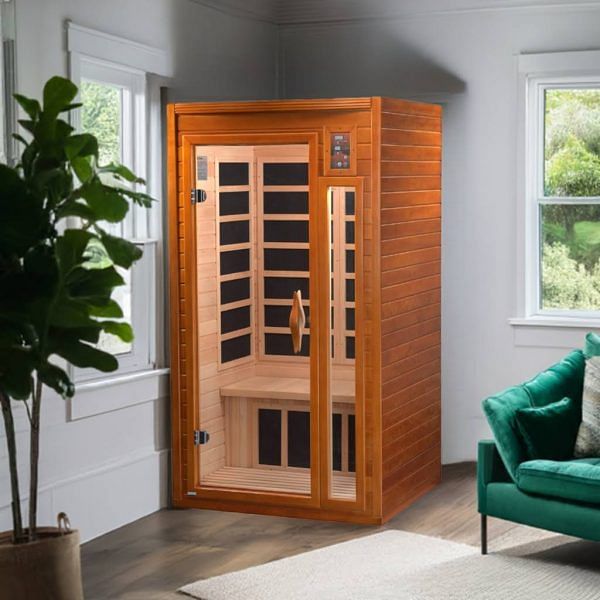 Golden Designs Dynamic "Barcelona" 1-2 Person Low EMF FAR Infrared Sauna