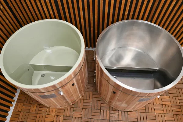 Dynamic Cold Therapy Barrel 304 Stainless Steel Cold Plunge Tub - Image 15