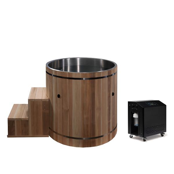 Dynamic Cold Therapy Barrel 316 Stainless Steel Cold Plunge Tub - Image 8