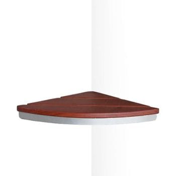 ThermaSol SEAT-C-GR Bamboo Corner Shower Seat