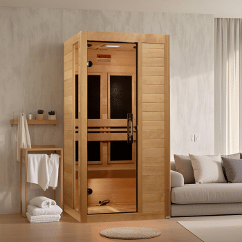 Dynamic Veneto 1-2 Person Low EMF (Between 5-10MG) Far Infrared Sauna (Canadian Hemp)