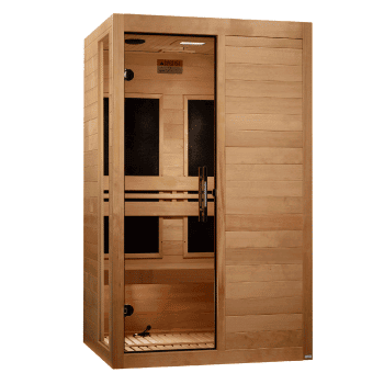 Alternative view of Dynamic "Lucca" 2 Person Low EMF FAR IR Sauna (DYN-6215-05)