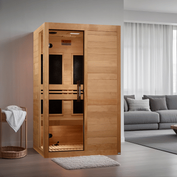 Dynamic "Lucca" 2 Person Low EMF FAR IR Sauna (DYN-6215-05)