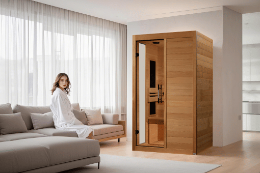 Dynamic "Lucca" 2 Person Low EMF FAR IR Sauna (DYN-6215-05) - Image 4