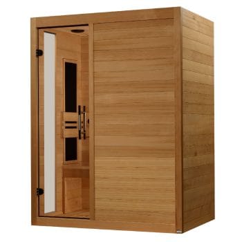 Alternative view of Dynamic "Toscana" 3 Person Low EMF FAR IR Sauna (DYN-6315-05)