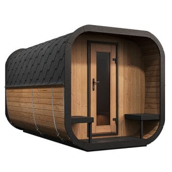 Alternative view of Saunalife Model CL12G 8 Person Outdoor Sauna