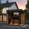 SaunaLife GL6 Outdoor Sauna Kit in Patio