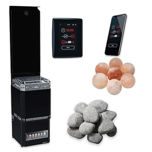 Saunum Air L 10, 9.8kW Sauna Heater Package