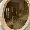 True North Glass End Barrel Outdoor Sauna 6' Open