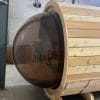 True North Panorama Barrel Outdoor Sauna Side View