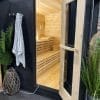 True North Sauna Jasper Cabin Outdoor Sauna with Door
