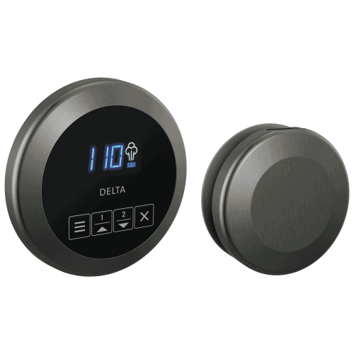 Delta SteamScape™ Classic Round System Lumicoat Black Stainless Steel