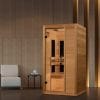 Maxxus S-Line Yoga 1-Person Low EMF (Between 5-10MG) FAR Infrared Sauna