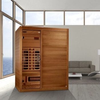 Maxxus S-Line Yoga 3-Person Low EMF FAR Infrared Sauna11