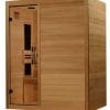 Maxxus S-Line Yoga 3-Person Ultra Low EMF FAR Infrared Sauna (Canadian Hemlock)4
